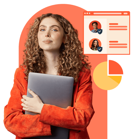 Frau fragt sich was ein CRM ist