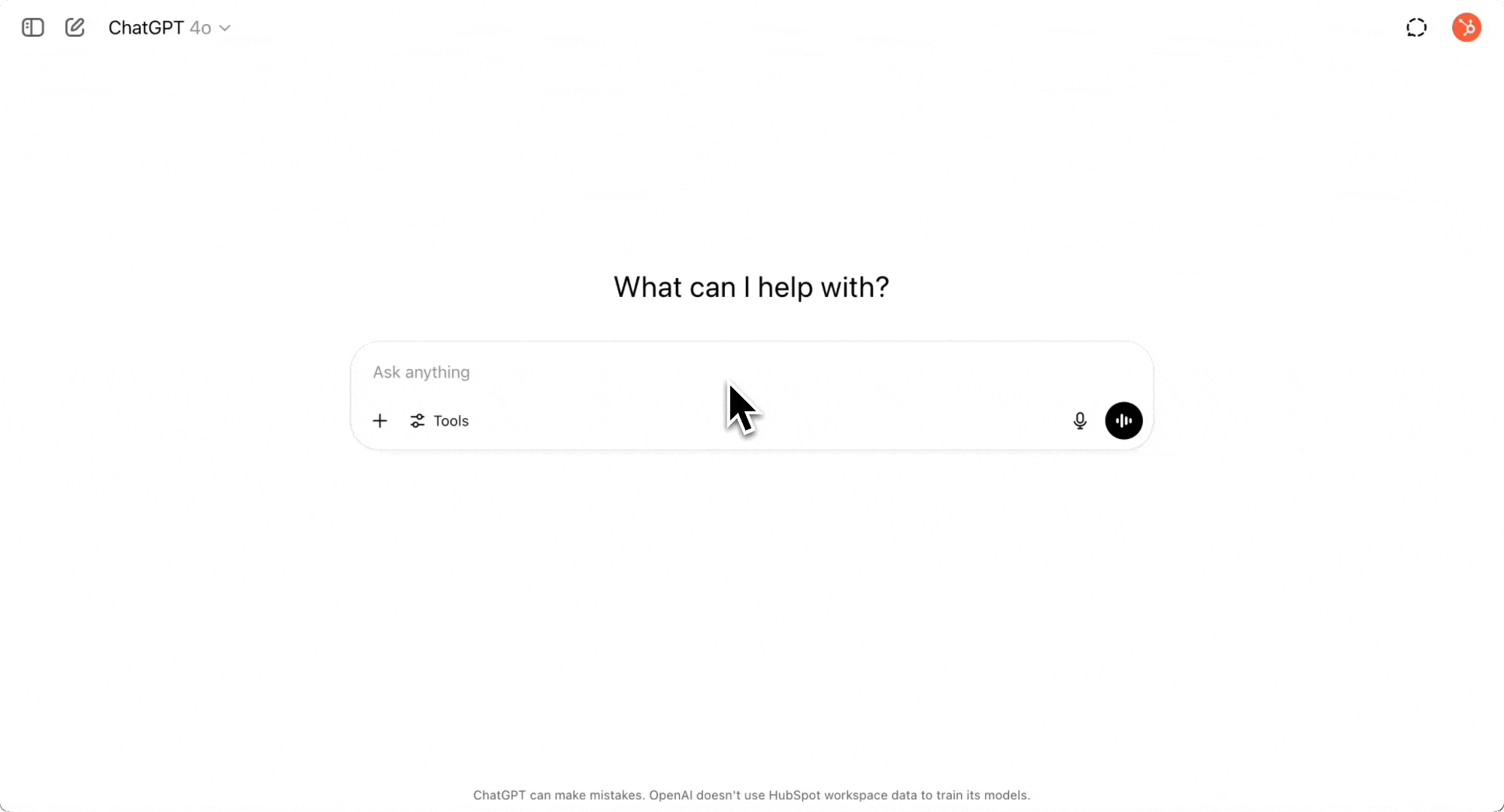 Imagen gif animada que muestra cómo activar el conector de HubSpot.