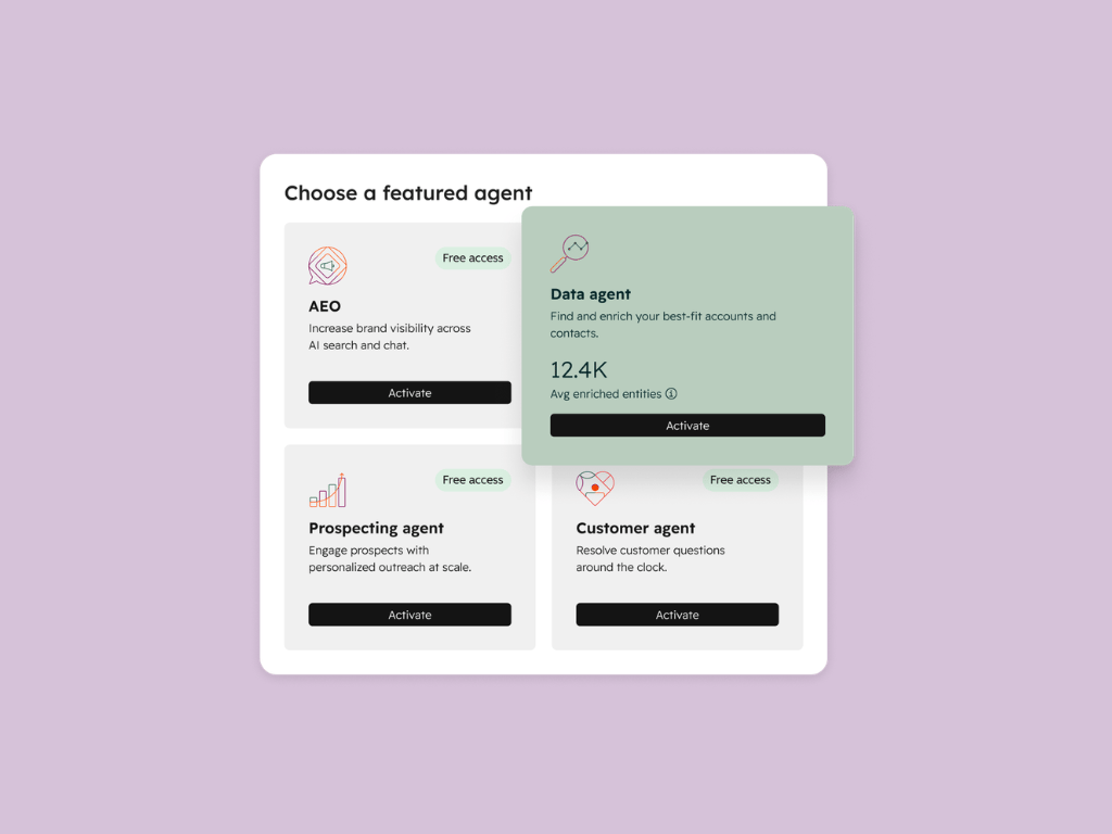 Consulta en un solo lugar todos los agentes que usa tu equipo con Agent Hub