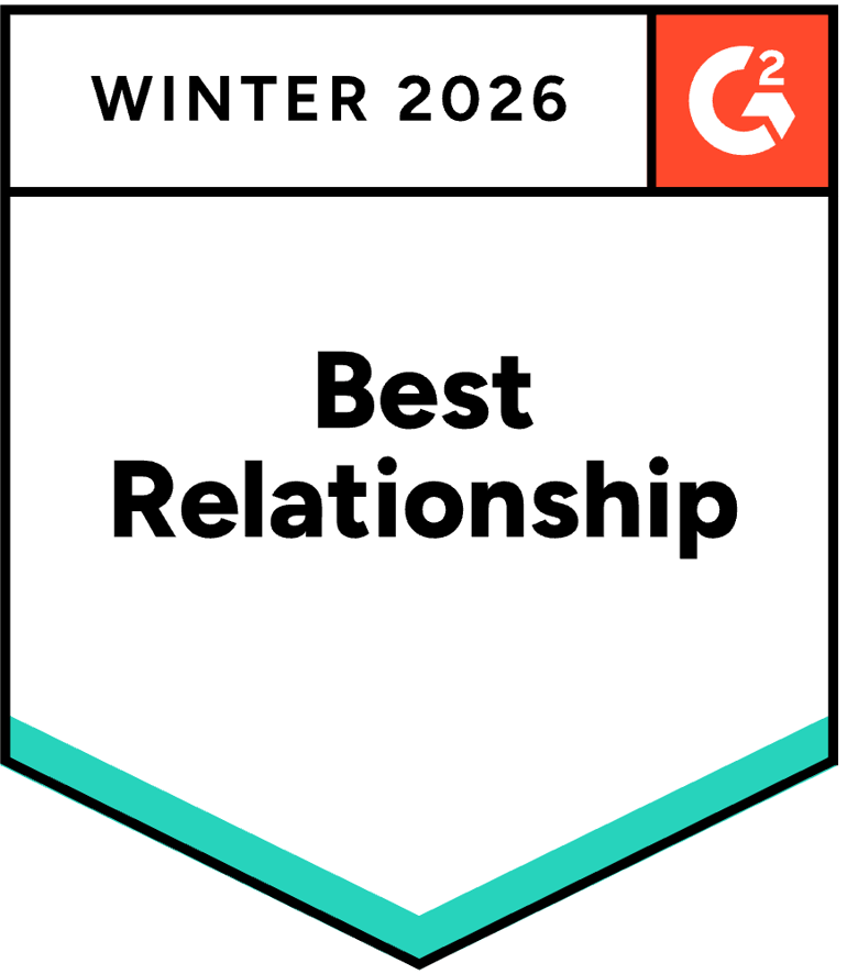 G2 Best Relationship Award, 2024