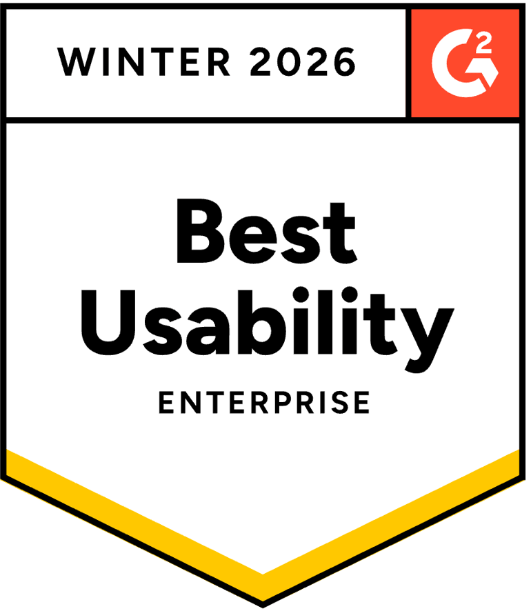 G2 Best Usability Enterprise Award, 2024