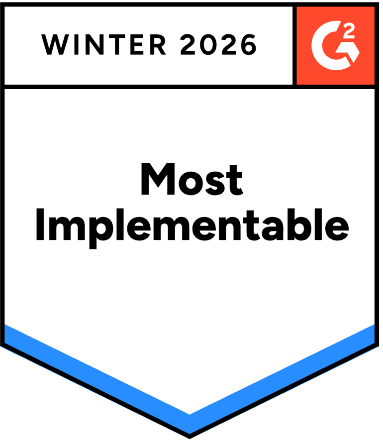 G2 Most Implementable Award, 2024