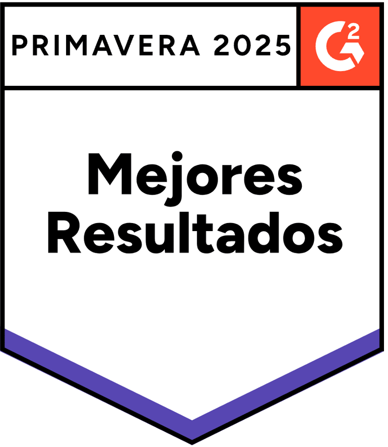 Insignia de G2: Mejores resultados
