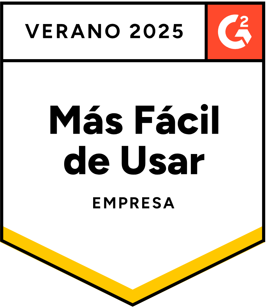 Insignia de Premio G2 para HubSpot CRM: Mejor Relación con el Cliente, Primavera de 2025