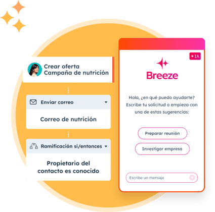 Imagen de Breeze dentro de Marketing Hub
