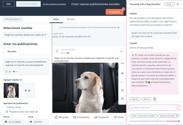 Generador de articulos con IA