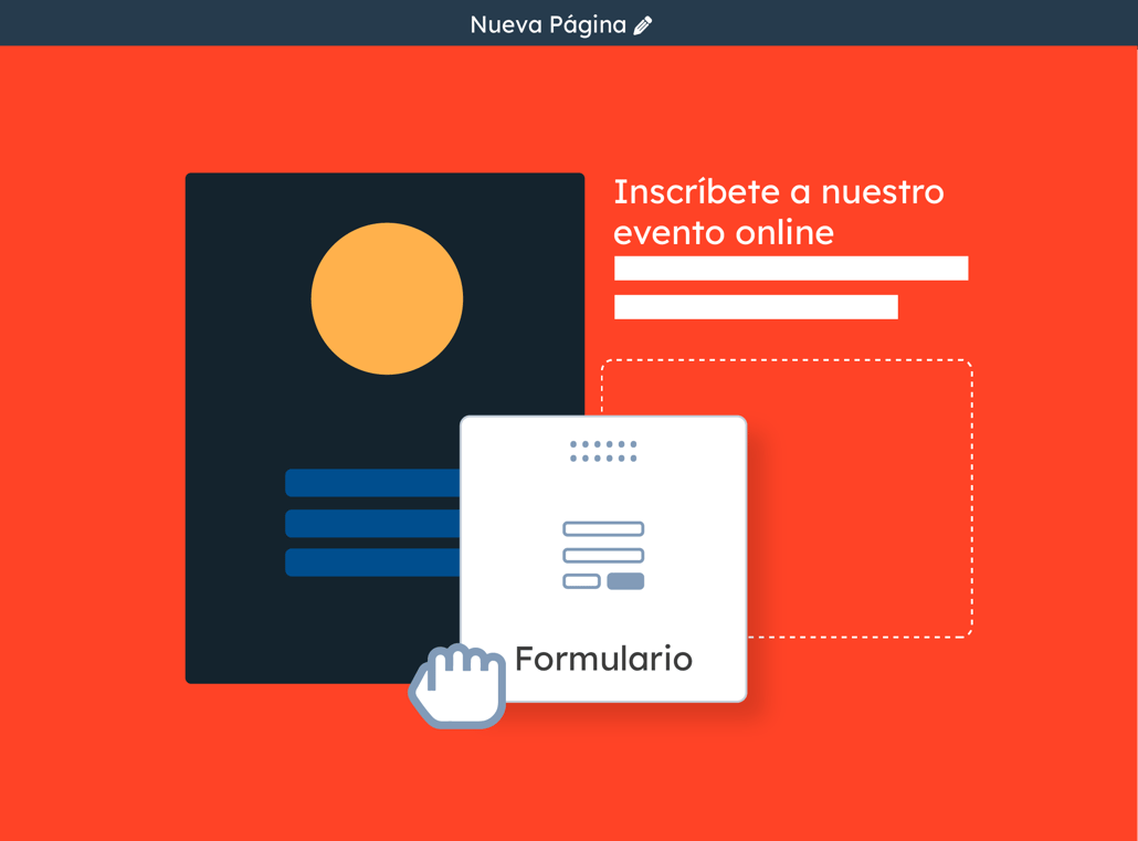pagina de aterrizaje en HubSpot
