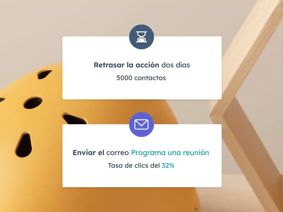 acciones en workflow de marketing