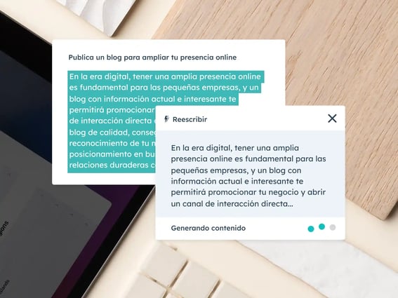 reescritor de contenidos con IA