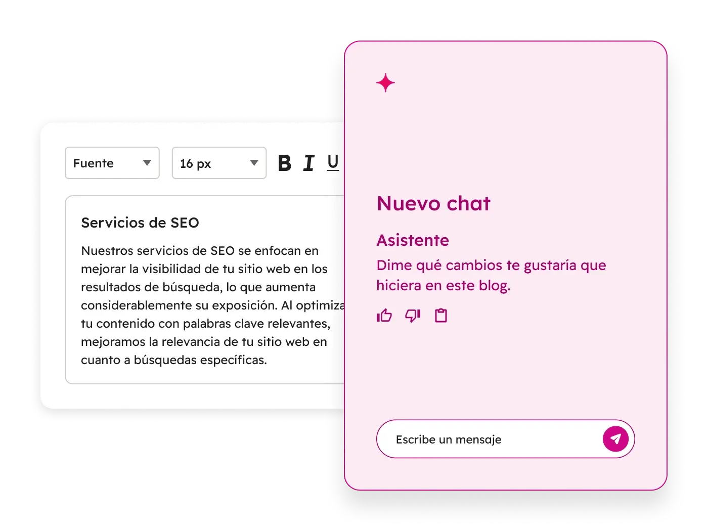 Breeze generación de contenido
