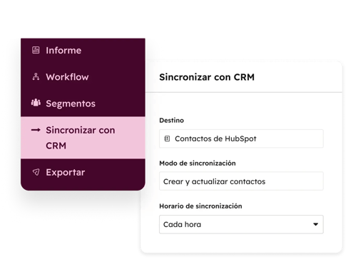 Sync to CRM