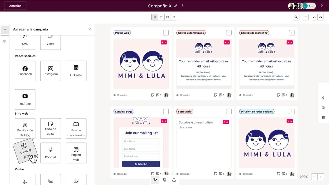 Marketing Hub - Marketing Studio_es