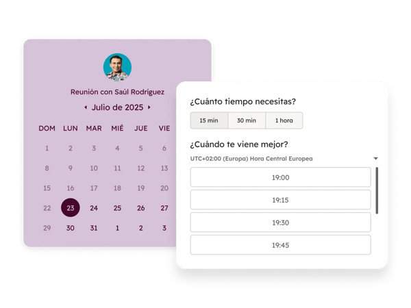 Imagen de la pagina de agendamiento de citas