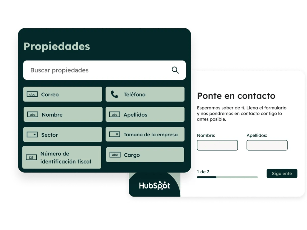 crear formulario web en HubSpot