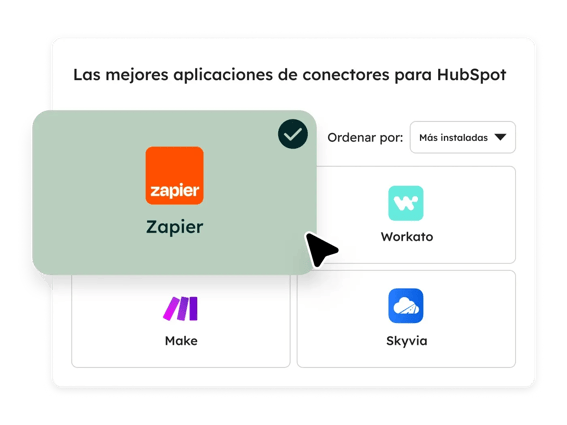 Smart CRM - Mercado de aplicaciones de integraciones