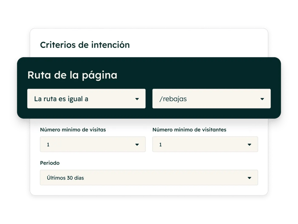 Imagen de criterios de intención