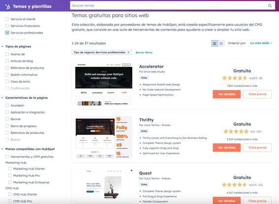 plantillas web para crear una web corporativa