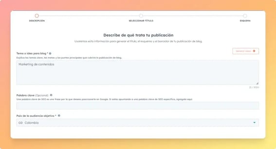 Usar Generador de Esquemas