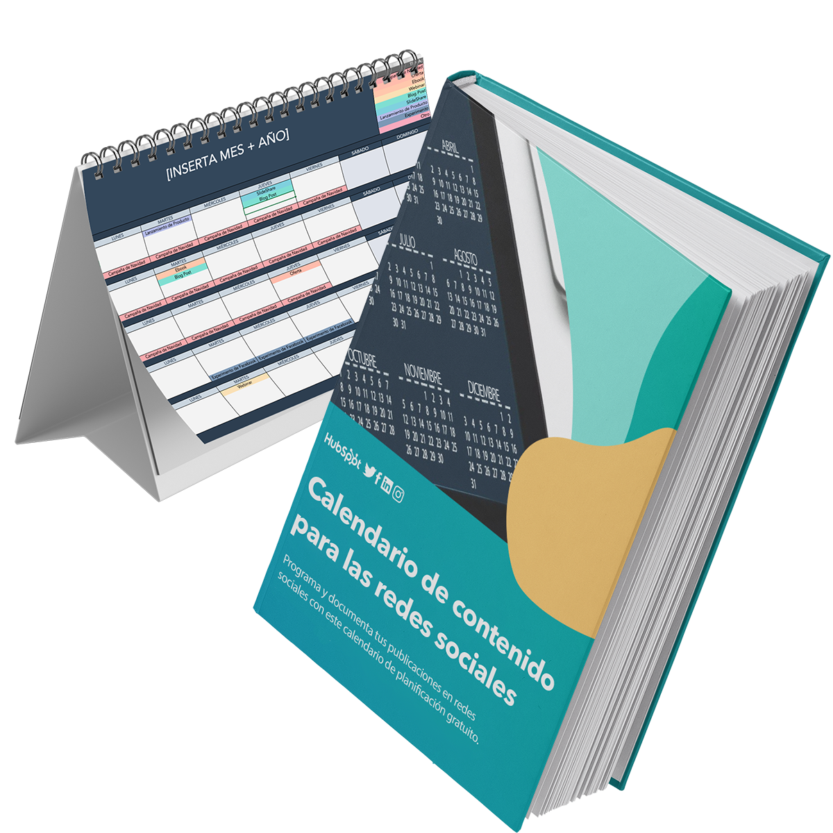 Plantilla de calendario de contenido para las redes sociales