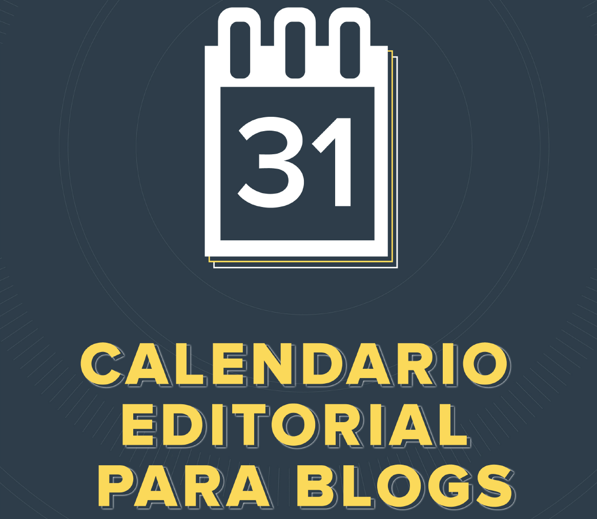 Calendario editorial para blogs