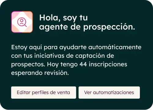 Agente de prospección
