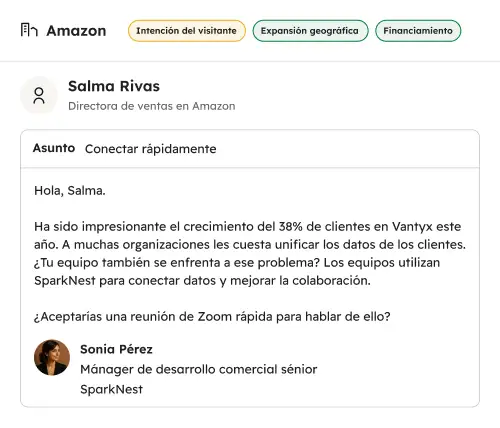 Descubre quién realmente forma parte del negocio y personaliza tu comunicación para hablarle directamente.