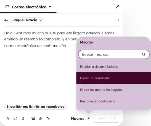 Ahora disponible para correo electrónico. Controla cuándo y dónde trabaja el agente, con límites de horarios y porcentajes.