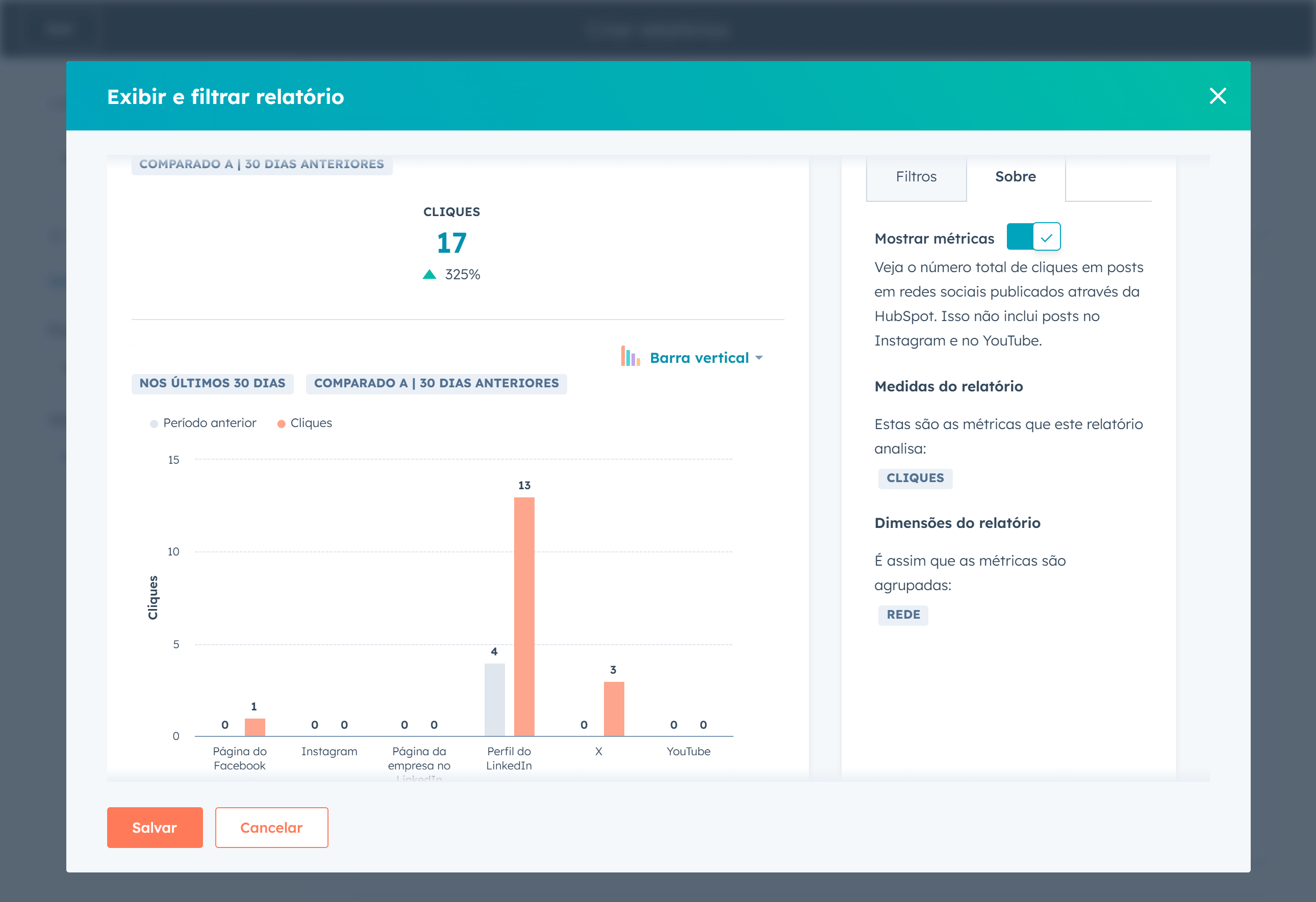 Generador de descripciones de informes con IA
