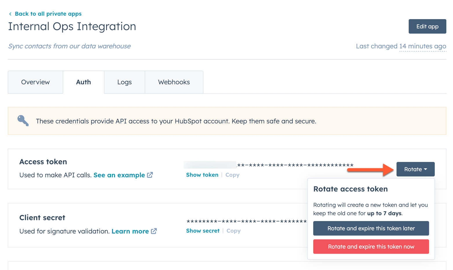 rotate-private-app-access-token-updated
