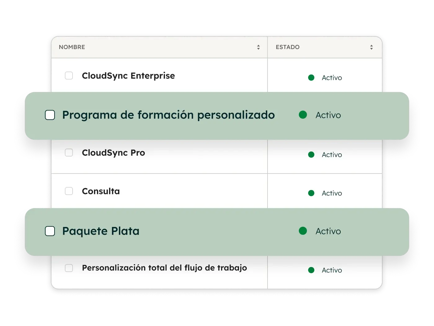 La interfaz de usuario CPQ de HubSpot muestra cotizaciones personalizables