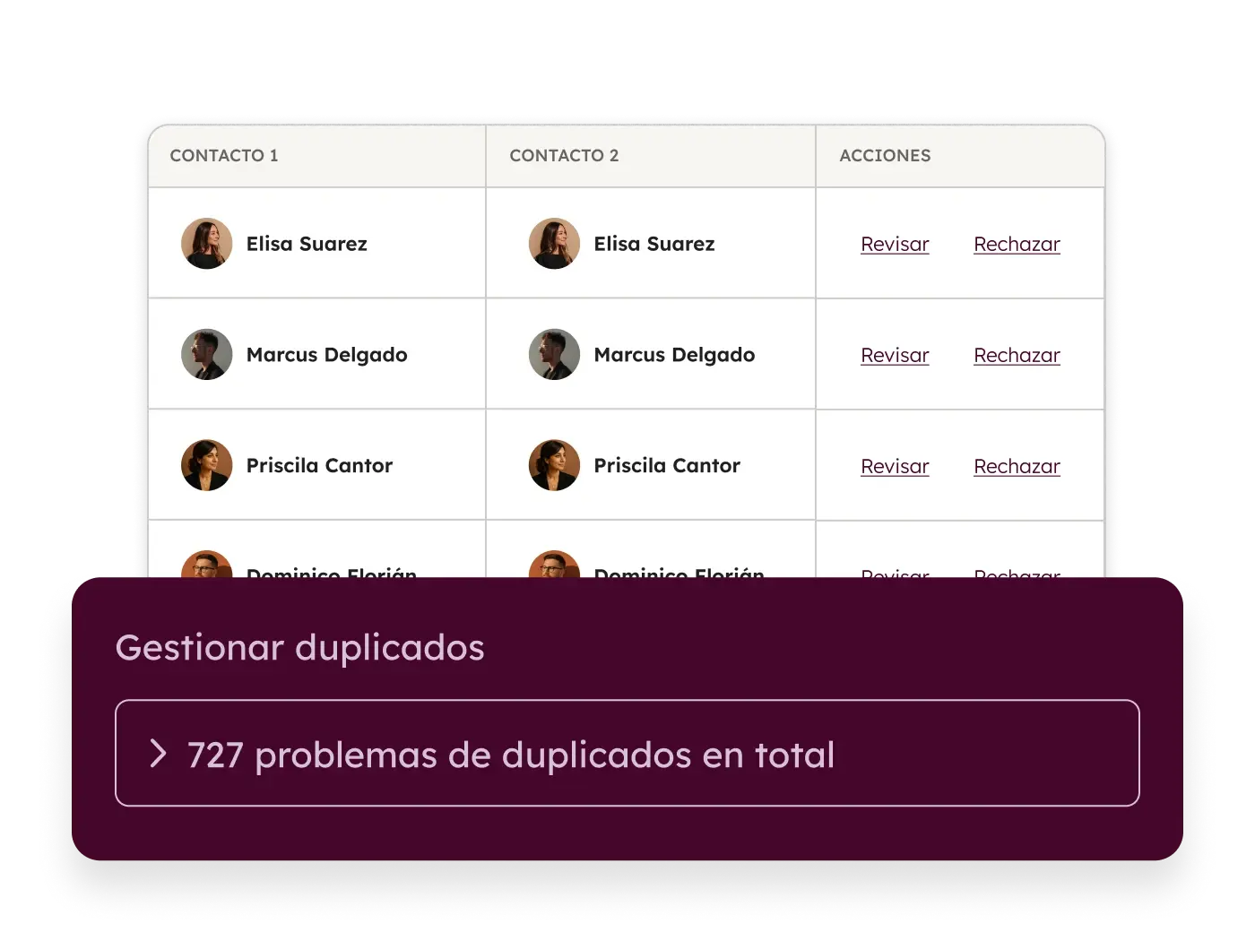 Data Hub - Manage Duplicates
