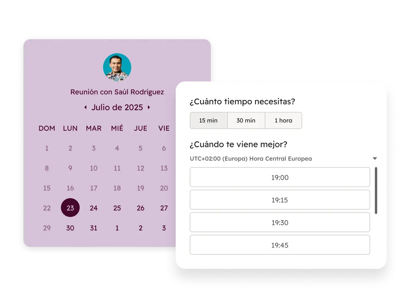 Imagen de la pagina de agendamiento de citas